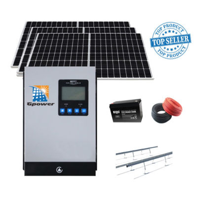 240VAC 50A Hybrid Grid Solar System Grid Tie Solar Kit พร้อมแบตเตอรี่สำรอง