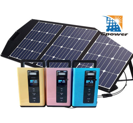น้ำหนักเบาไม่มีมลพิษ Emergency Solar Power Kit Silent Operation
