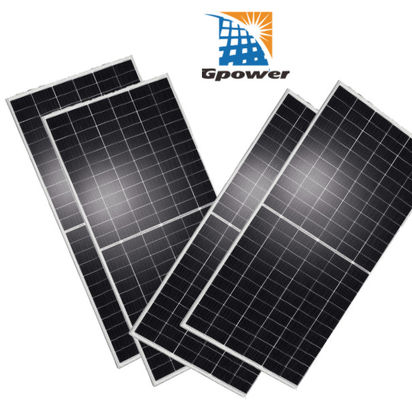 IEC 460w Solar PV System แผงเซลล์แสงอาทิตย์โมโน PERC แบบกระจกสองชั้น
